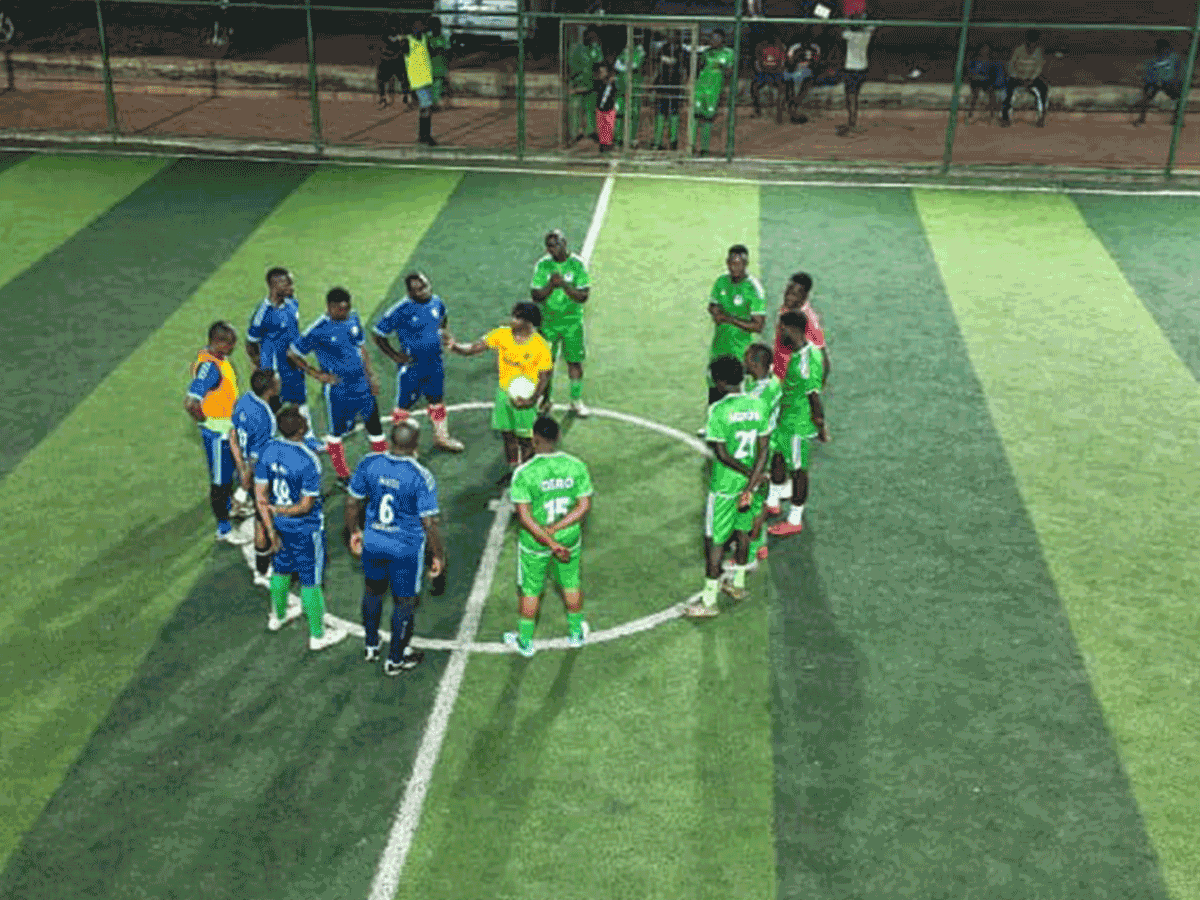 Match day atmosphere at Kidza Arena